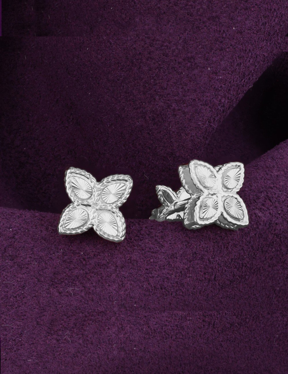 Серьги из белого золота