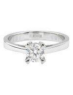 Кольцо из белого золота c бриллиантами