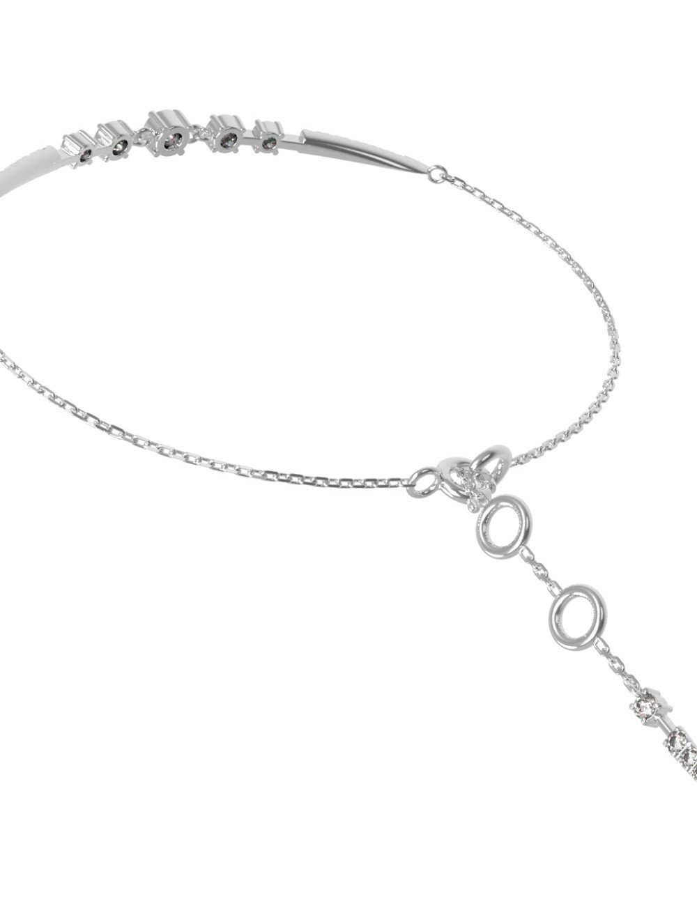 Браслет из белого золота c бриллиантами