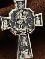 Крест из серебра 925 пробы