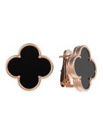 Серьги из золота c ониксом