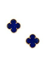 Серьги из золота c лазуритом