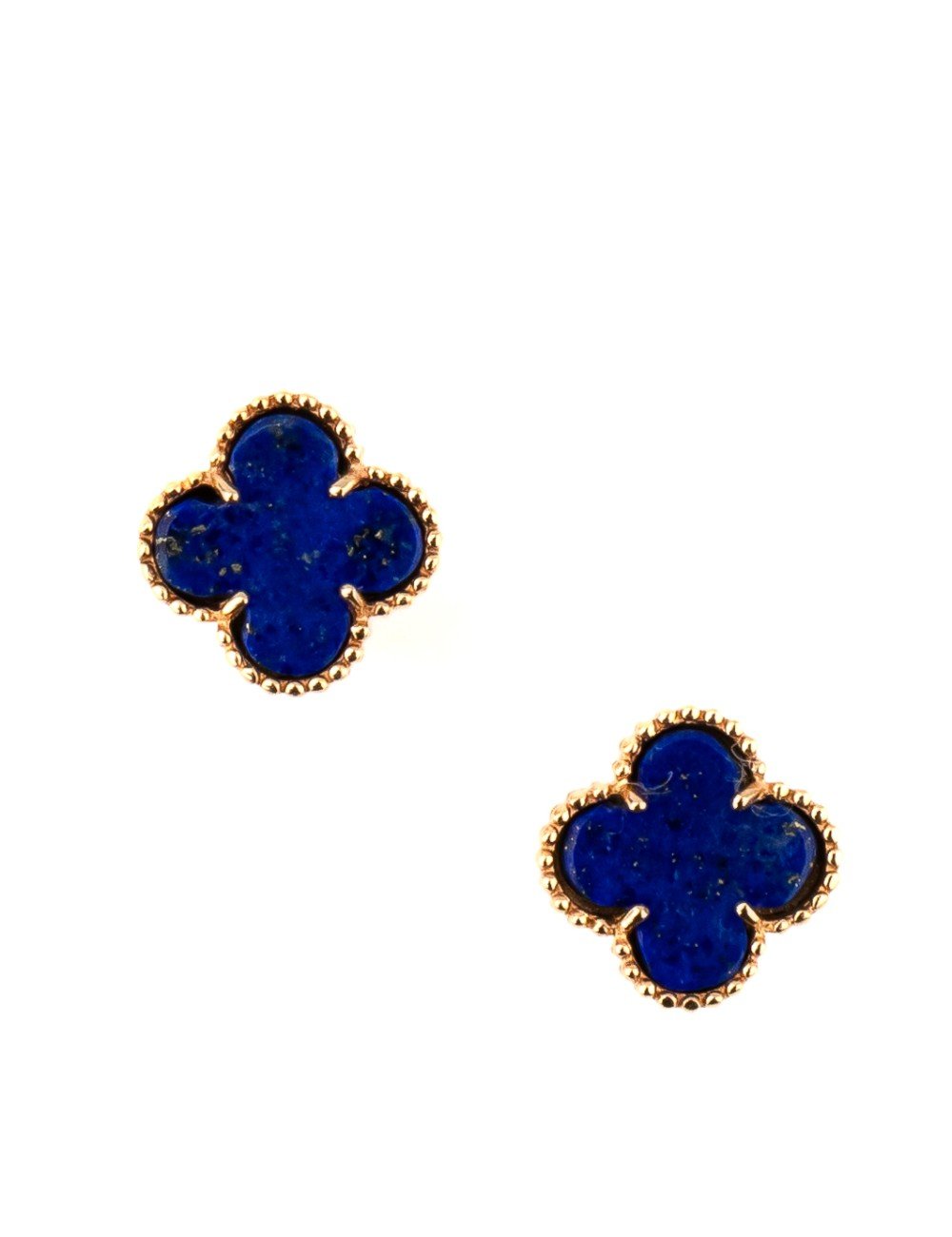 Серьги из золота c лазуритом