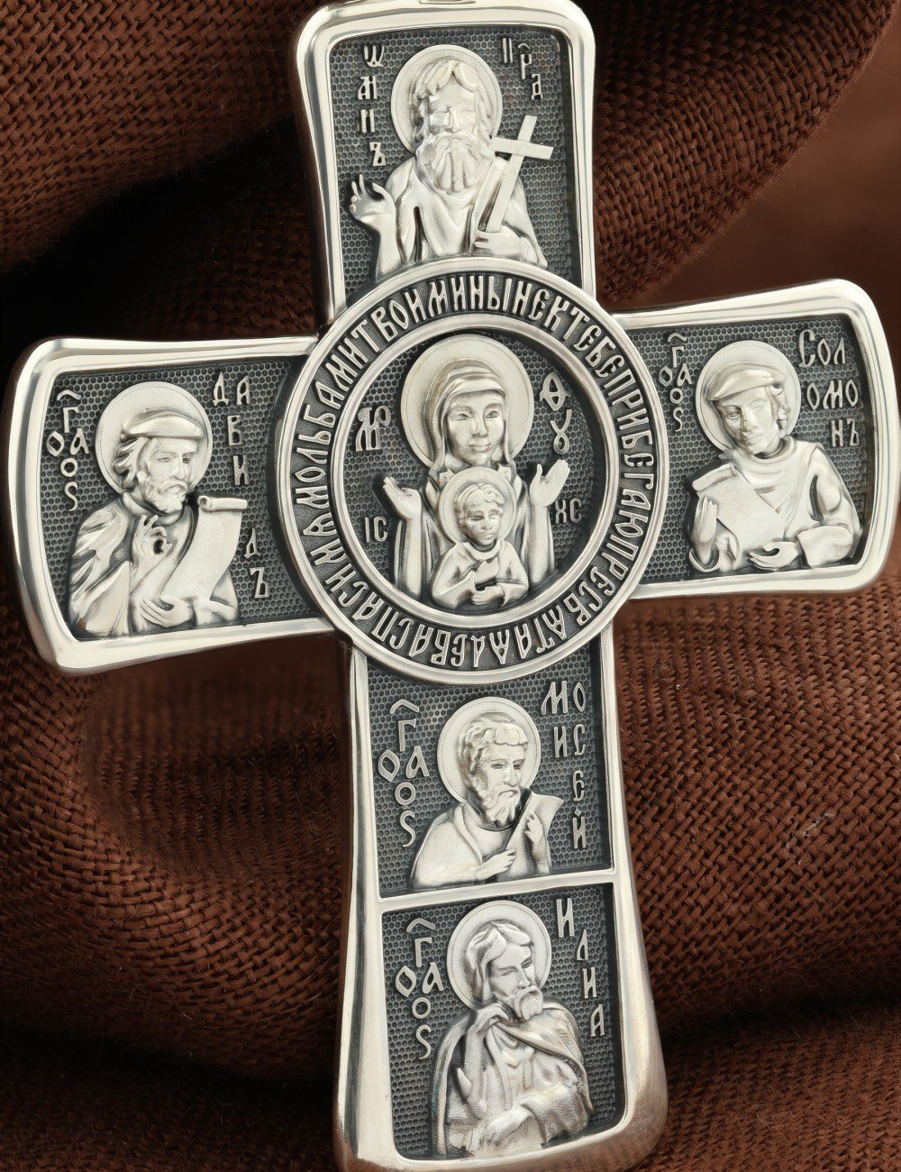 Крест из серебра 925 пробы