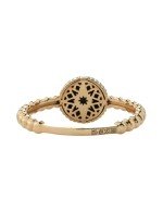 Кольцо из золота c бриллиантами и малахитом