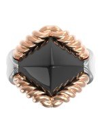 Кольцо из золота c ониксом