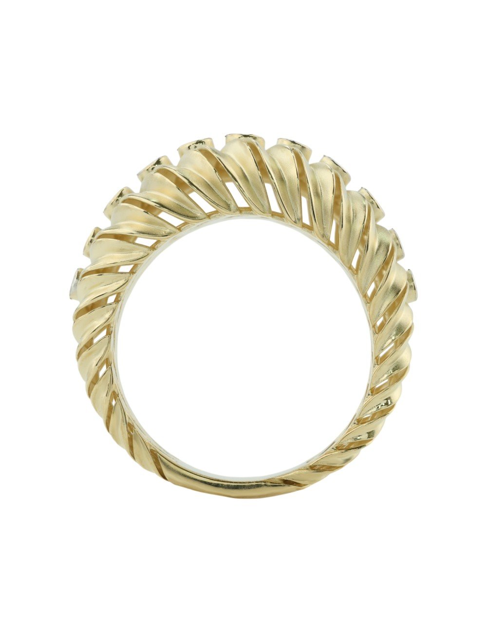 Кольцо из лимонного золота