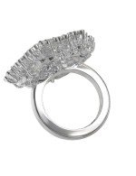 Кольцо из белого золота c бриллиантами