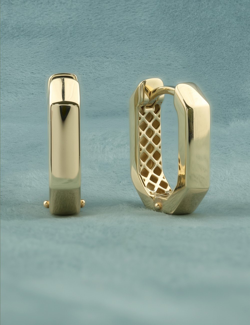 Серьги из лимонного золота