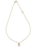 Колье из золота c бриллиантами и перламутром