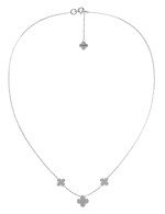 Колье из белого золота c бриллиантами