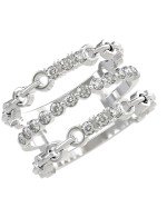 Кольцо из белого золота c бриллиантами