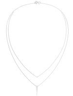 Колье из белого золота c бриллиантами