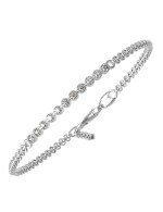 Браслет из белого золота c бриллиантами