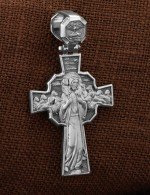 Крест из белого золота