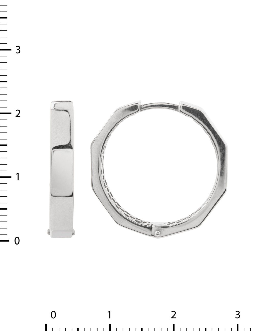 Серьги из белого золота