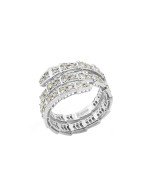 Кольцо из белого золота c бриллиантами