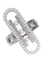 Кольцо из белого золота c бриллиантами