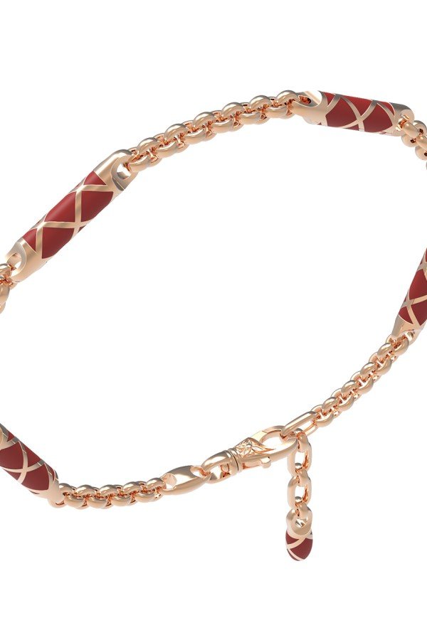 Браслет из золота c эмалью