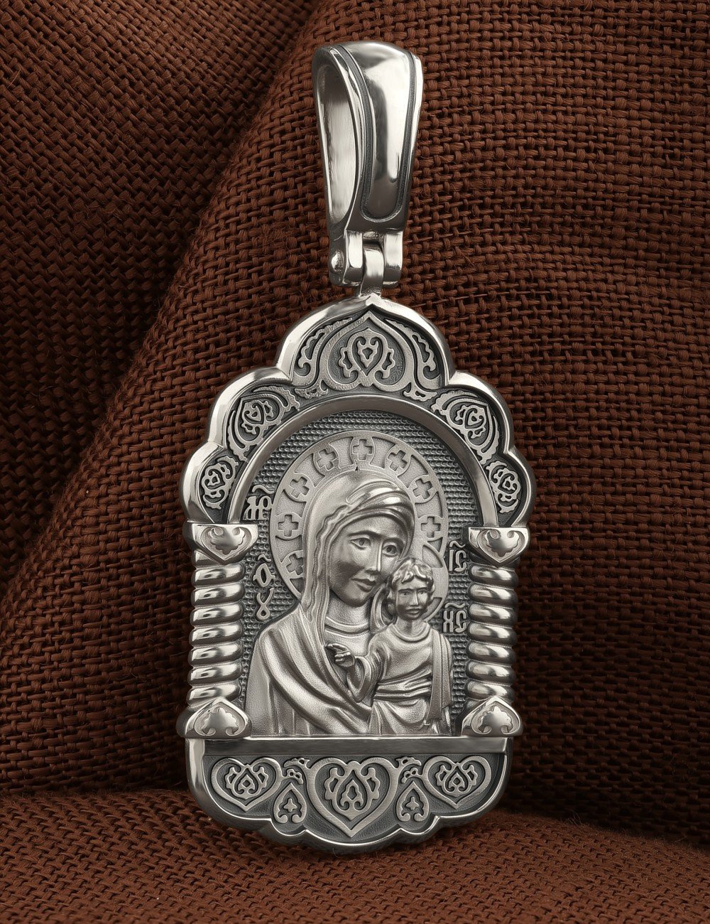 Образок из белого золота