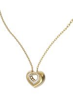 Колье из лимонного золота c бриллиантами