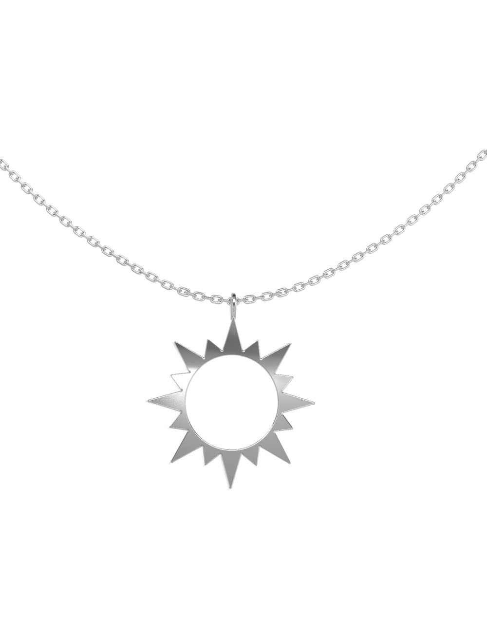 Колье из белого золота c бриллиантами