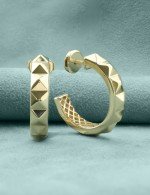 Серьги из лимонного золота