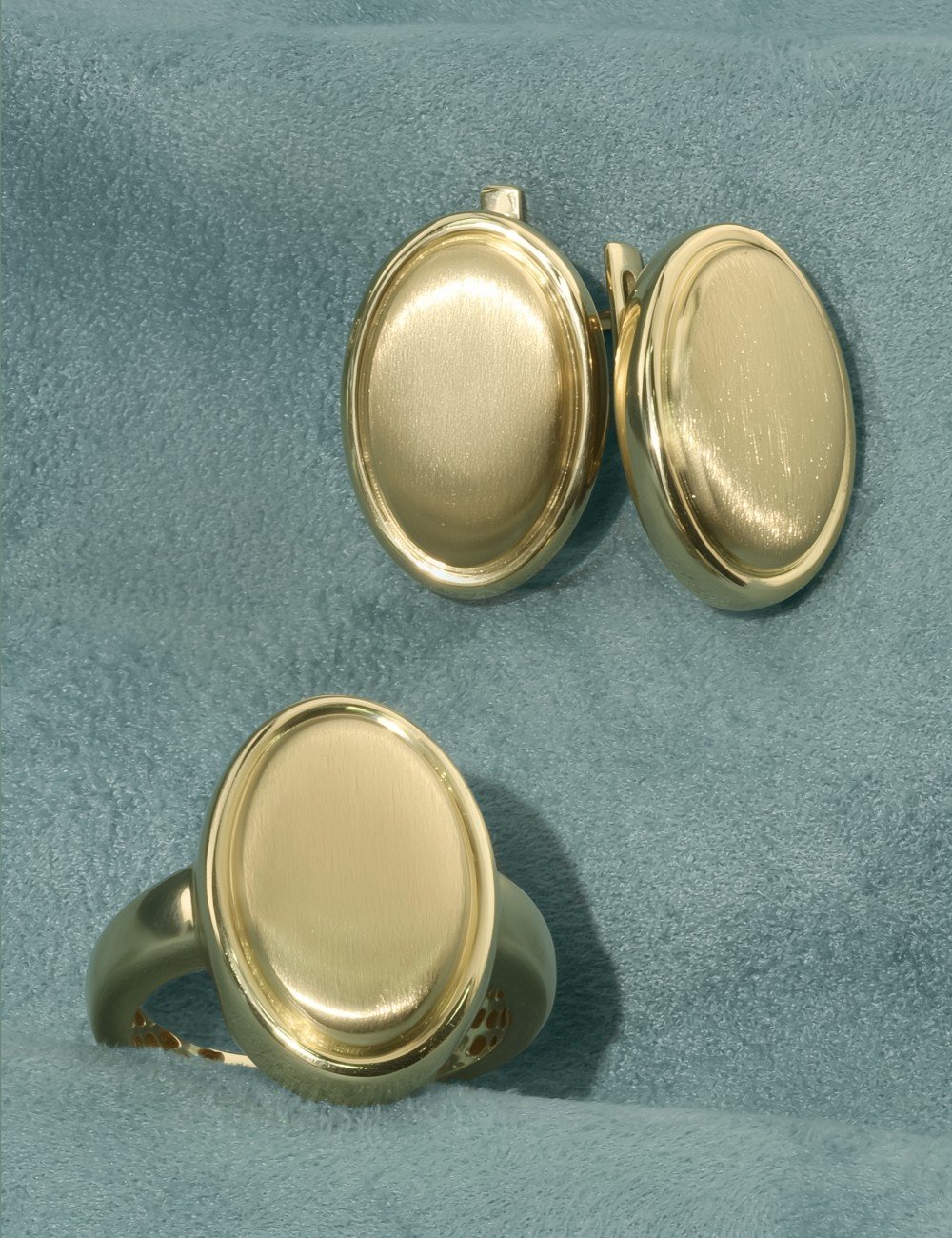 Кольцо из лимонного золота