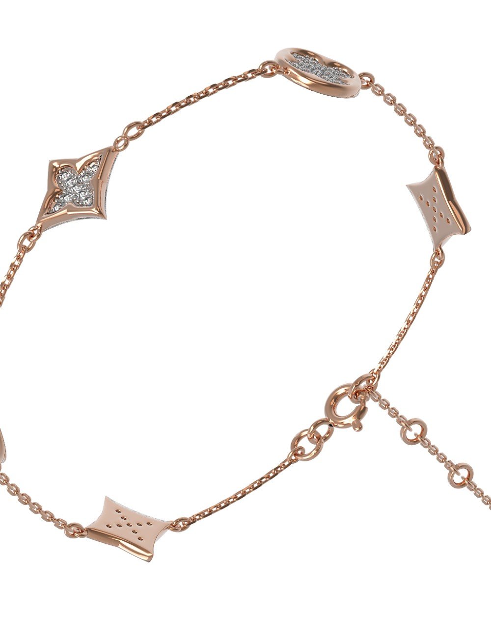 Браслет из золота c бриллиантами