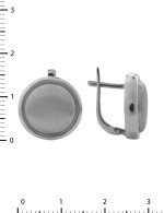 Серьги из белого золота