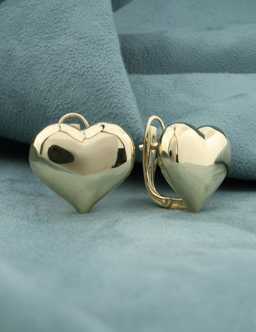 Серьги из лимонного золота