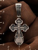 Крест из белого золота
