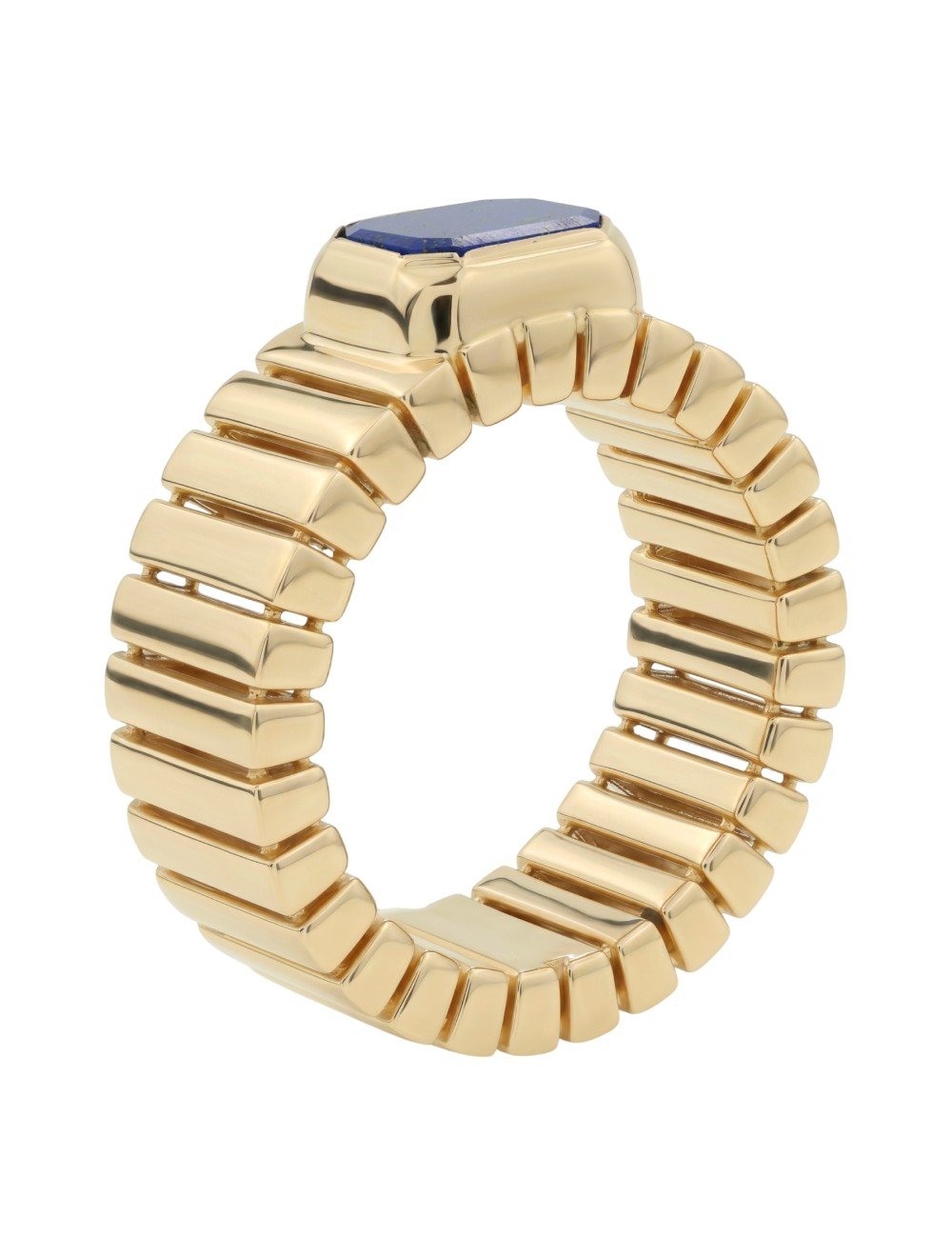 Кольцо из золота c лазуритом