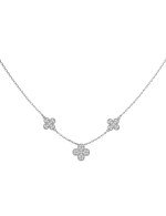 Колье из белого золота c бриллиантами