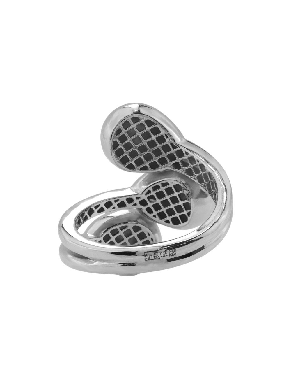 Кольцо из белого золота