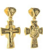 Крест из лимонного золота