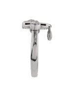 Кольцо из белого золота c бриллиантами и ониксом