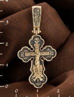 Крест из лимонного золота