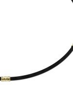 Шнурок шёлковый из лимонного золота c шёлковым шнурком