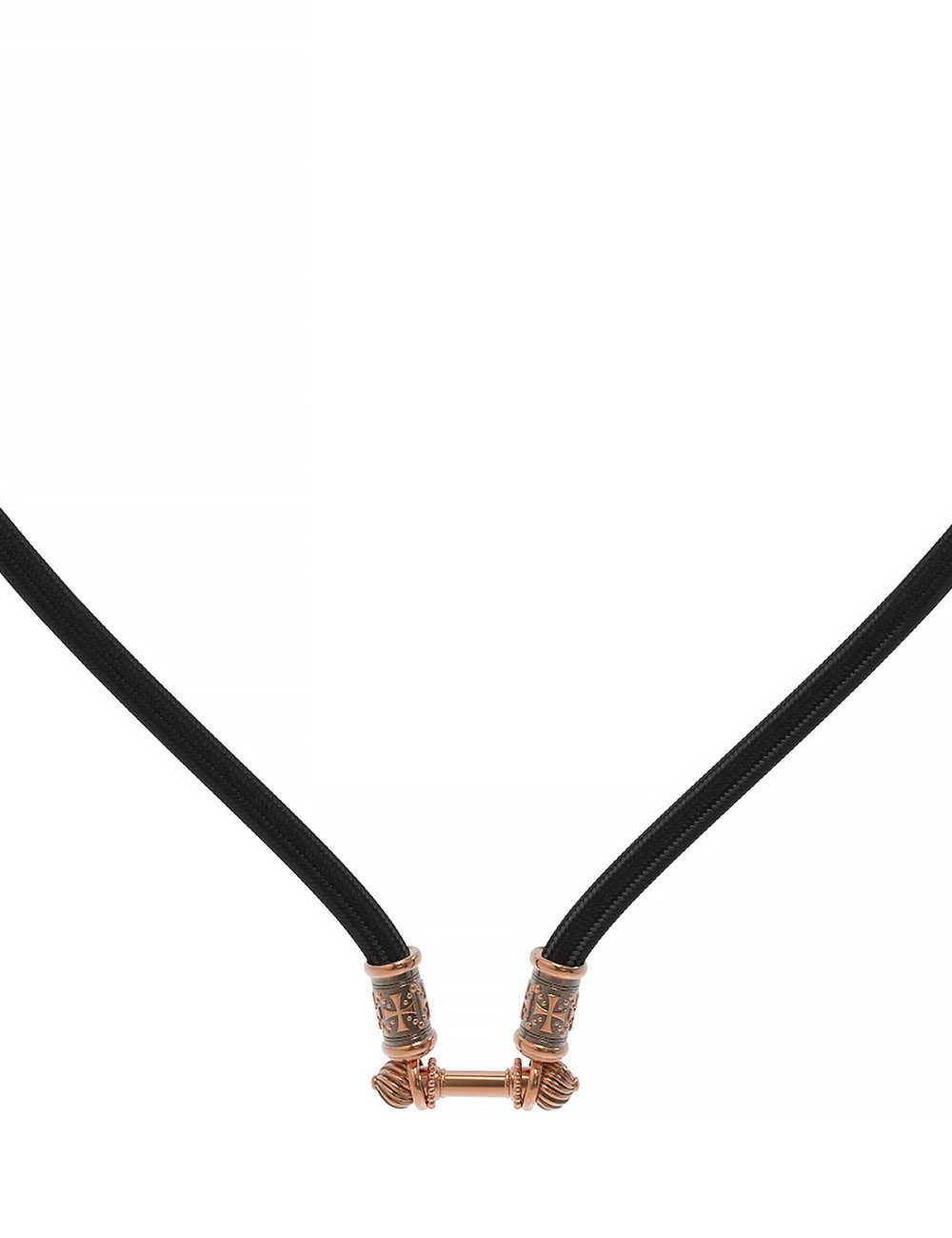 Шнурок шёлковый из золота c шёлковым шнурком