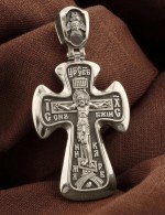 Крест из белого золота