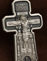 Крест из белого золота