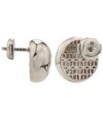 Серьги из белого золота c бриллиантами