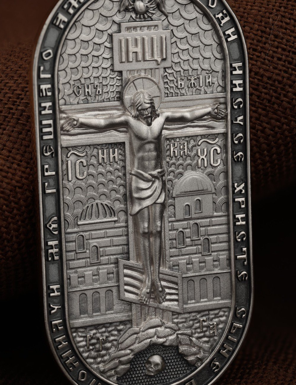 Образок из белого золота