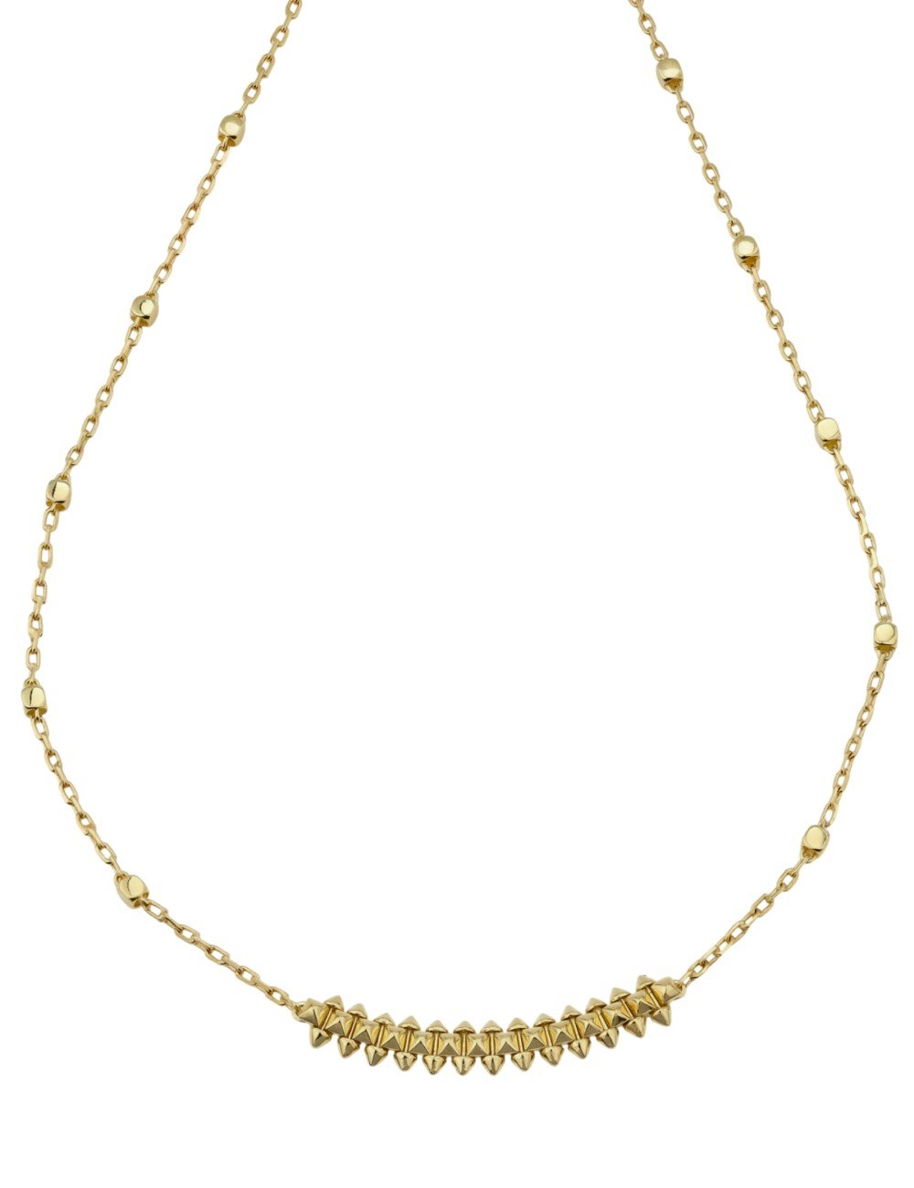 Колье из лимонного золота