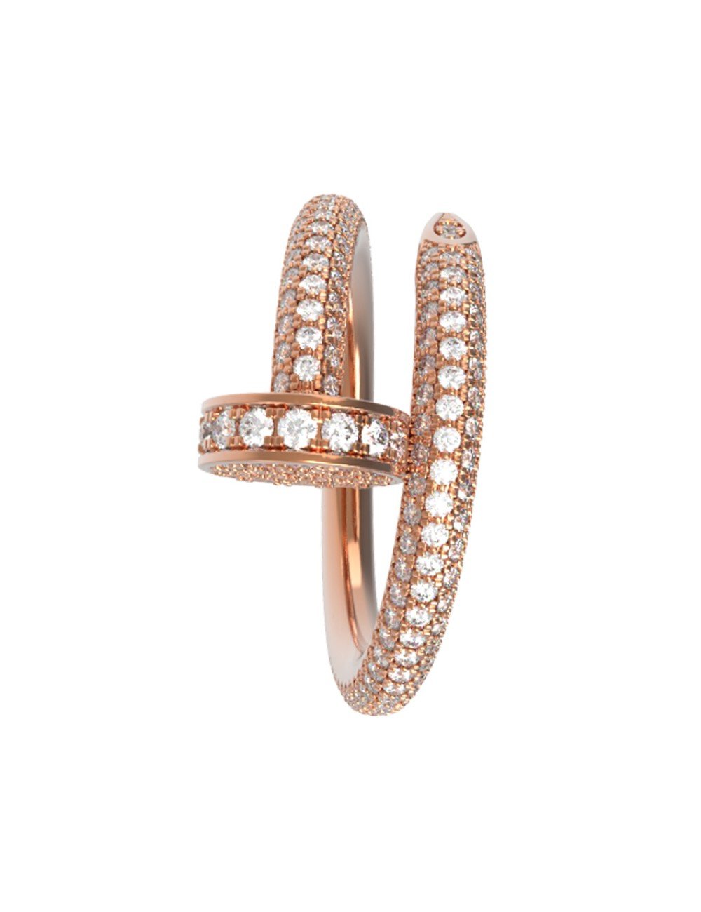 Кольцо из золота c бриллиантами