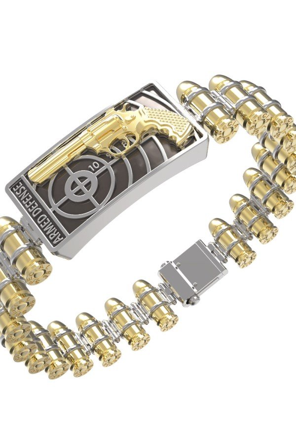 Браслет из лимонного золота