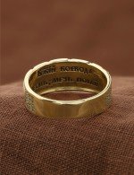 Кольцо из лимонного золота