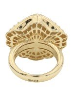 Кольцо из лимонного золота c рубином