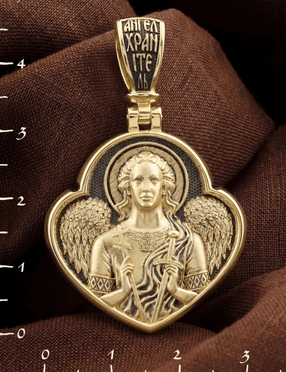 Образок из лимонного золота